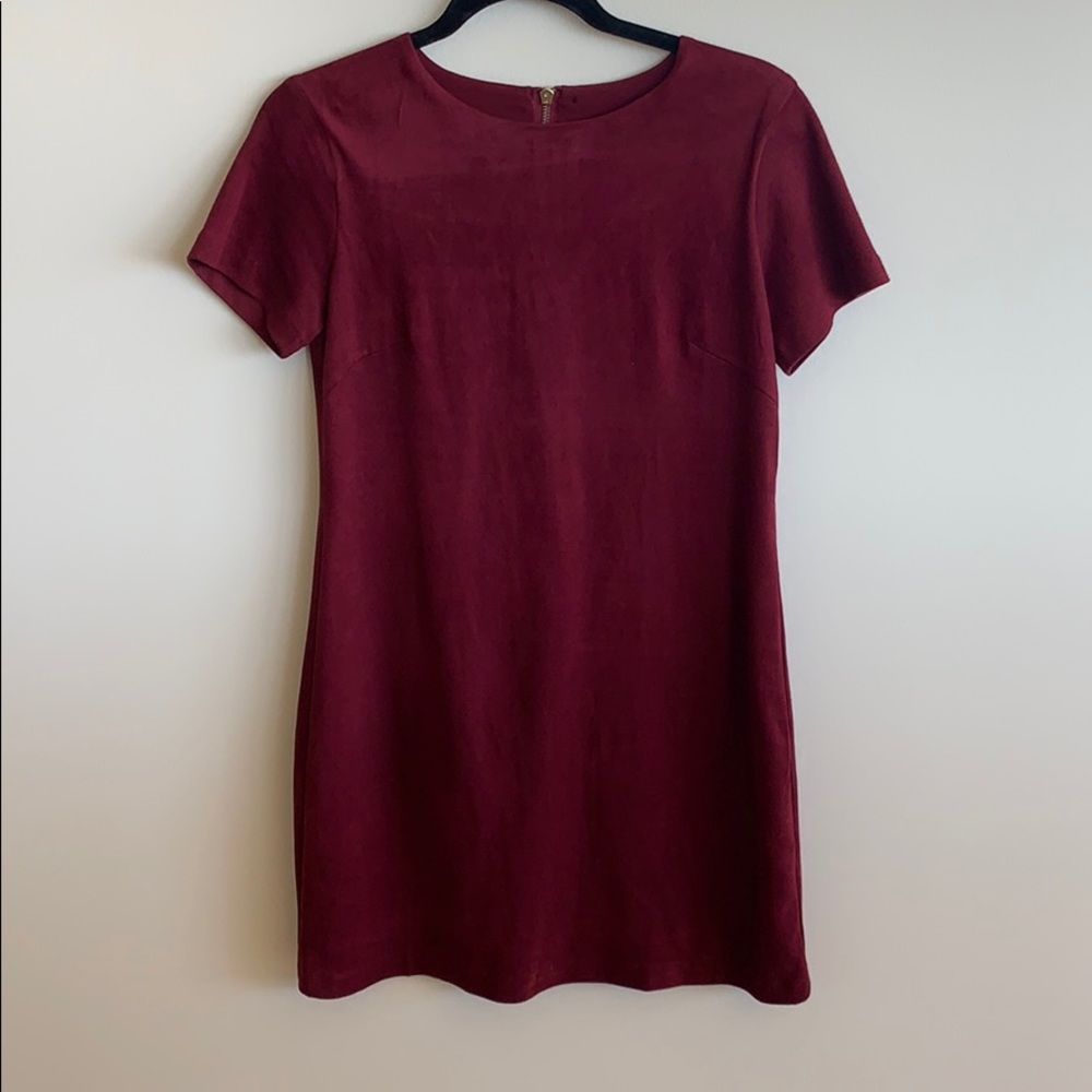 Red t shirt dress